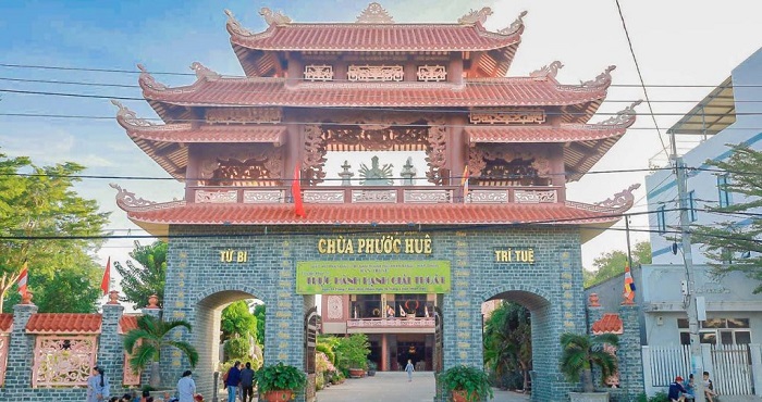 Chùa Phước Huệ là ngôi chùa đẹp ở Ninh Thuận