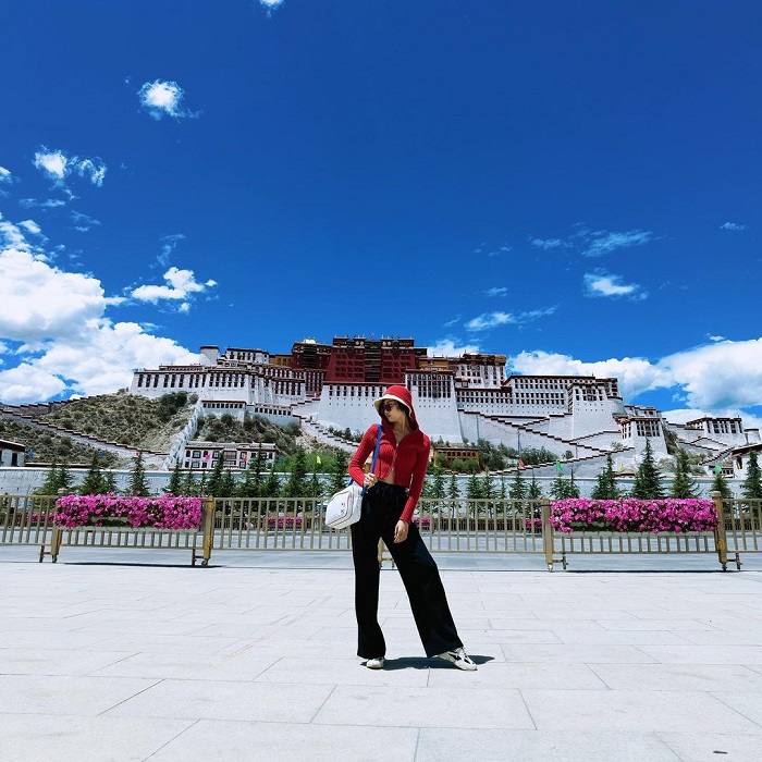 Check in cung điện Polata Tây Tạng