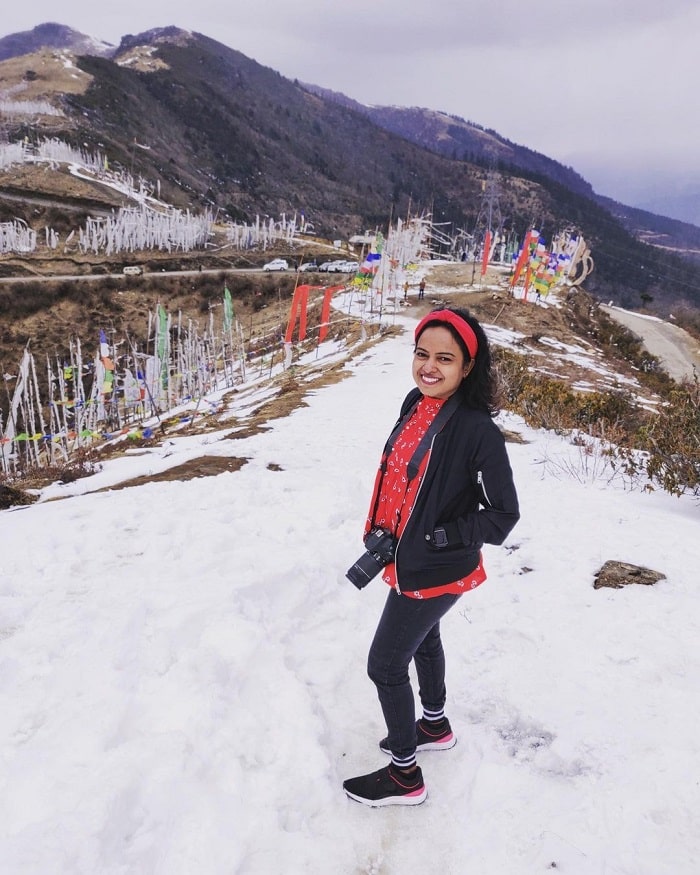 Mùa đông ở đèo Chele La Bhutan