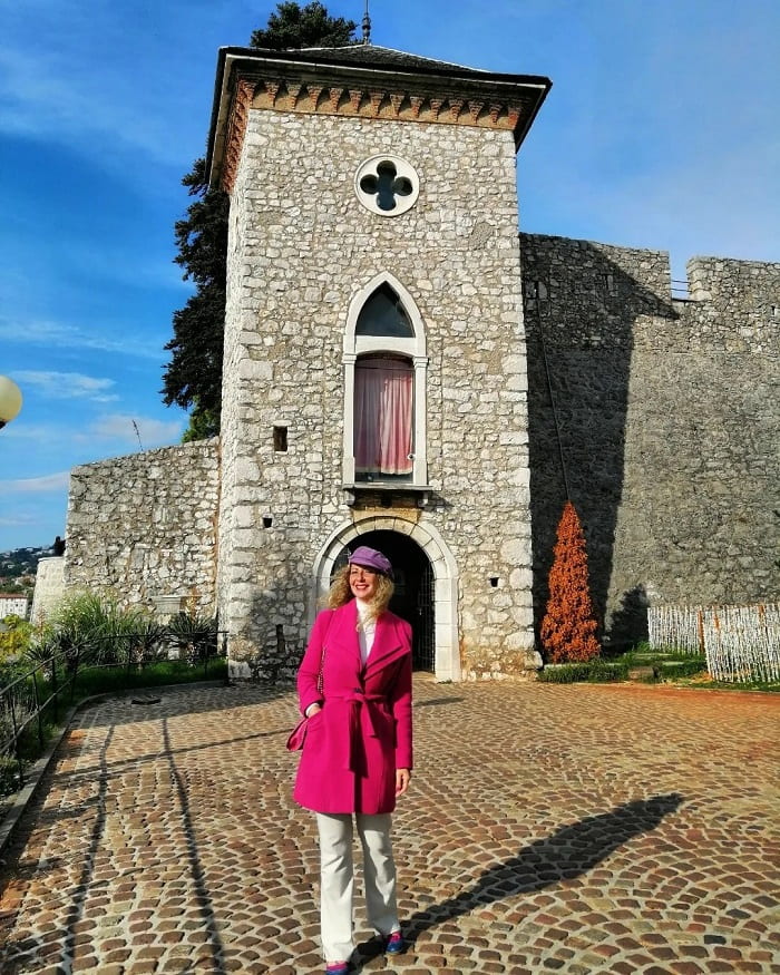 Chụp hình ở lâu đài Trsat Croatia