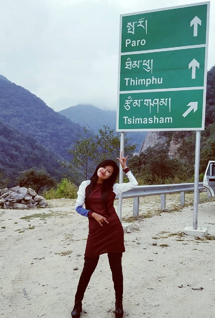 Hướng đi đến đèo Chele La Bhutan