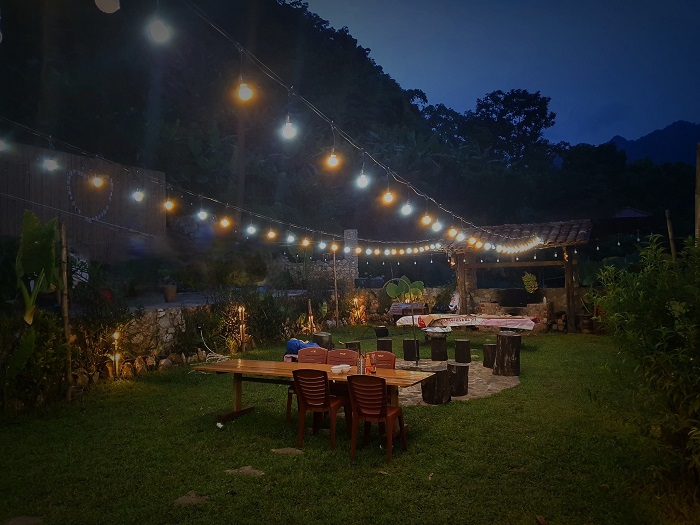 Mr Linh’s homestay Bắc Kạn là homestay đẹp ở Bắc Kạn lung linh lúc đêm về