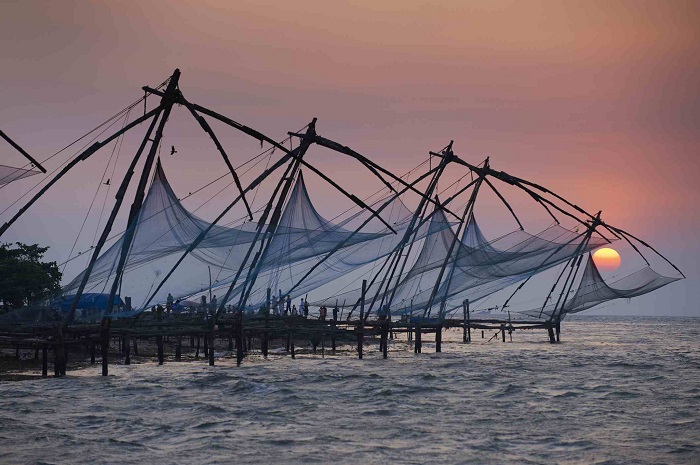 Thành phố Kochi với lưới đánh cá Trung Quốc - Du lịch Kerala