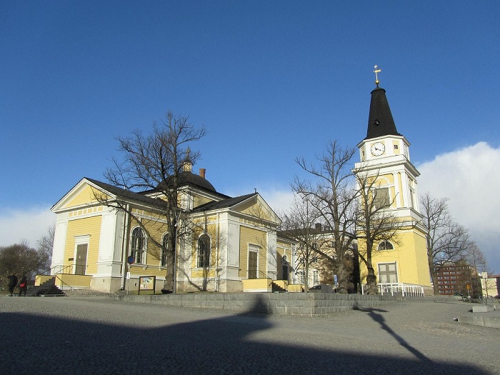 Nhà thờ Vanha Kirkko là điểm tham quan ở thị trấn Tampere Phần Lan