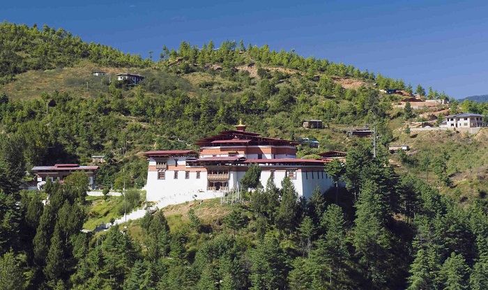 Vị trí pháo đài Simtokha Dzong Bhutan 