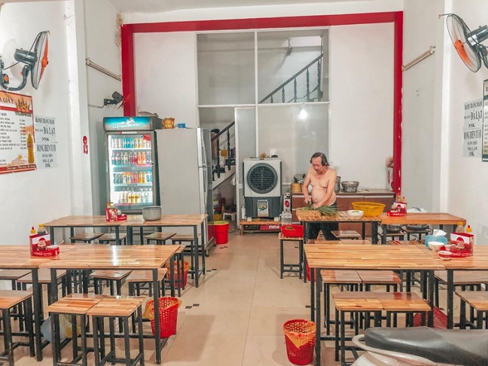 Những quán bánh đúc nóng ở Sài Gòn - quán bánh đúc nóng Bà Già