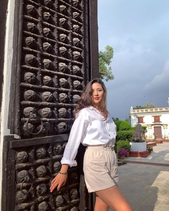 Check in ở bảo tàng Quốc gia Nepal