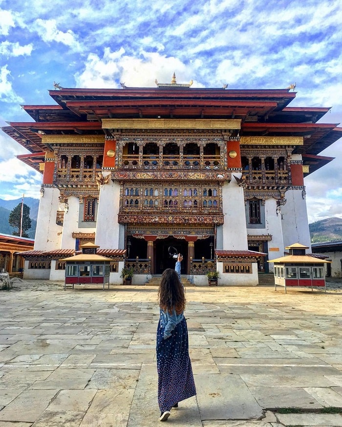 Sống ảo ở tu viện Gangtey Bhutan