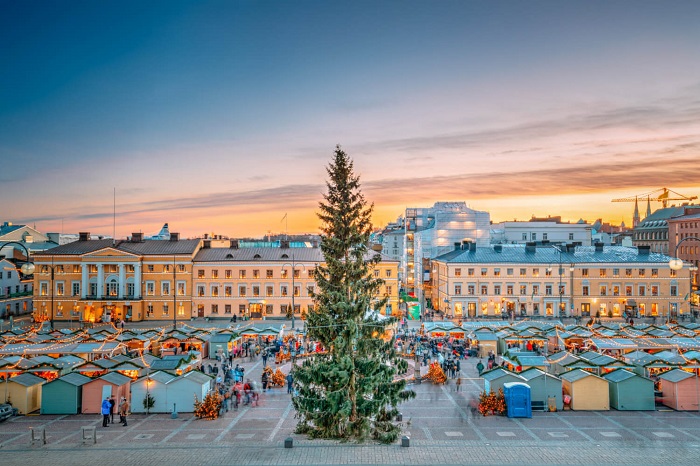 Truyền thống Giáng sinh ở Phần Lan tại các khu chợ Giáng sinh 