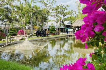‘Xả hơi’ cuối tuần tại khu ẩm thực sinh thái câu cá giải trí Xuân Hương