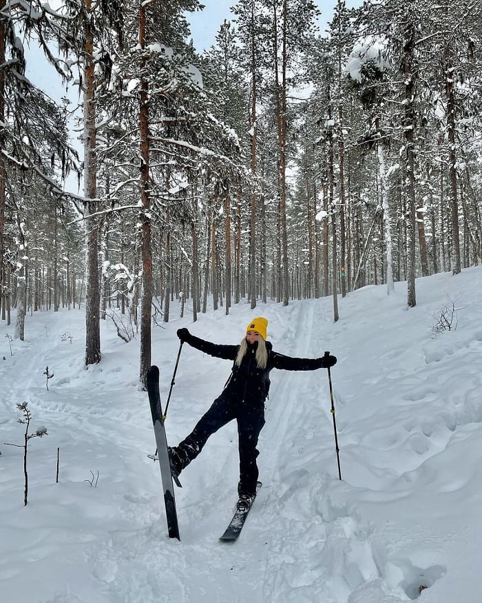 Trượt tuyết ở vườn quốc gia Lemmenjoki