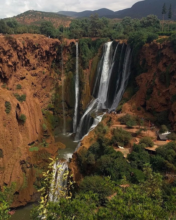 Vẻ đẹp của thác Ouzoyd Maroc