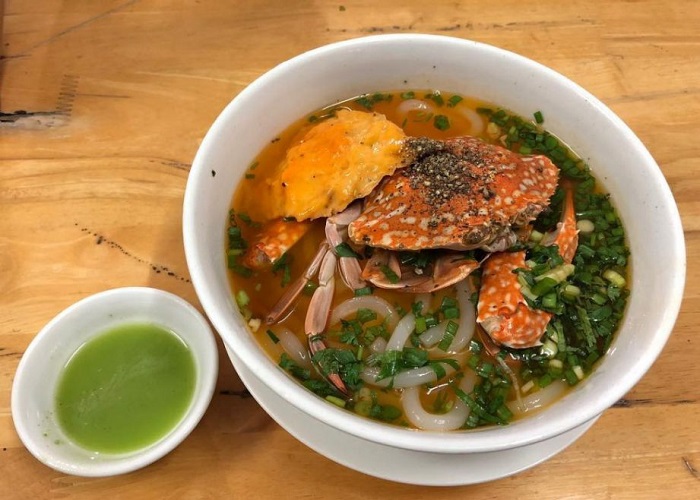 Phu Quoc crab noodle soup at Le Giang restaurant
