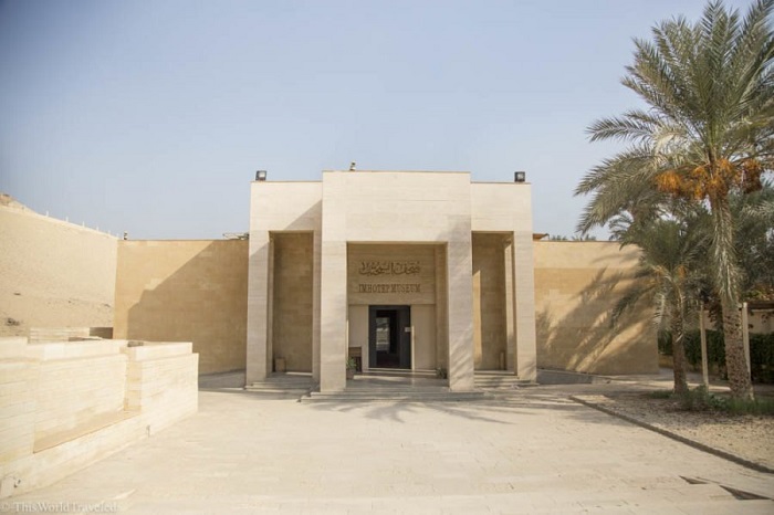 Bảo tàng Imhotep là điểm tham quan ở nghĩa địa Saqqara