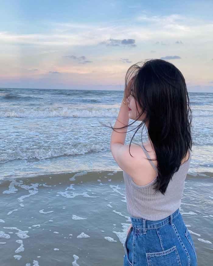 Tien Trang beach Thanh Hoa - check in at sunset