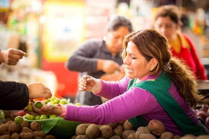 Chợ nông sản là địa điểm tham quan không thể bỏ qua khi đến thị trấn Chachapoyas