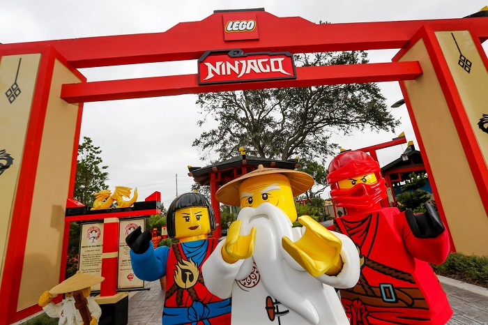 Khu vui chơi Ninjago ở công viên giải trí Legoland Dubai