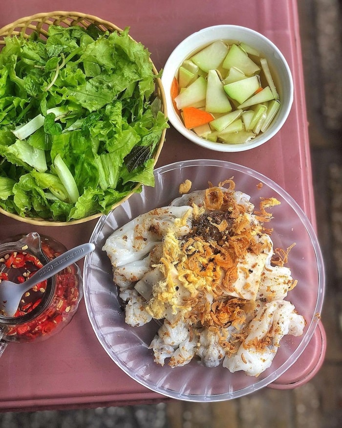 Breakfast dish in Thanh Hoa - banh cuon