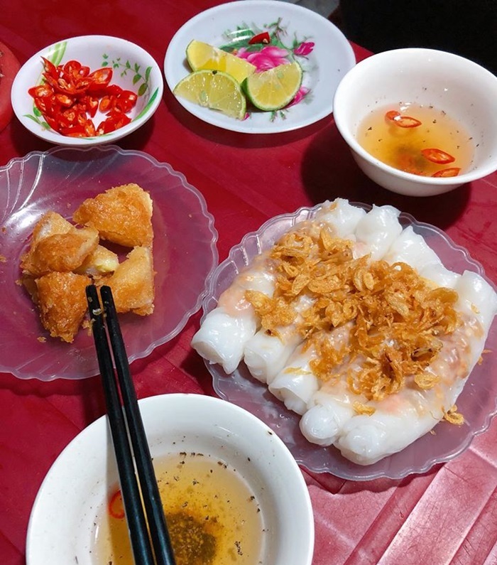 Breakfast dish in Thanh Hoa - banh cuon