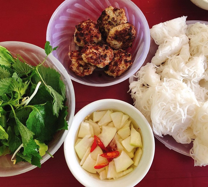 Breakfast dish in Thanh Hoa - bun cha