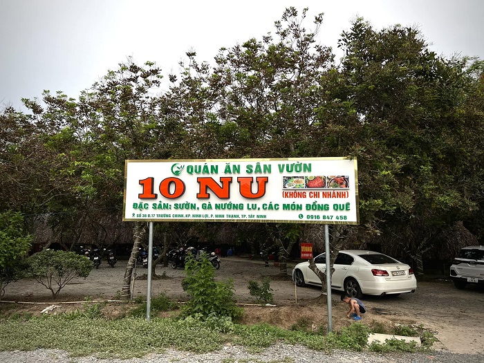 Pubs in Tay Ninh - Rambutan garden restaurant 10 Nu
