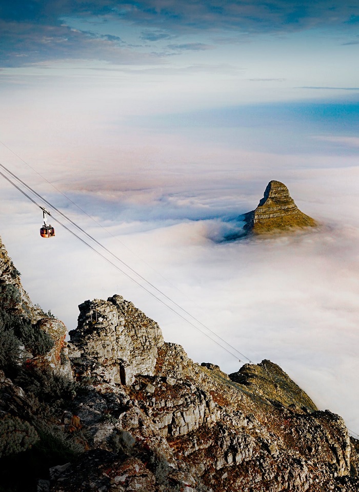 Cáp treo núi Bàn, Nam Phi là địa điểm du lịch bền vững trên thế giới