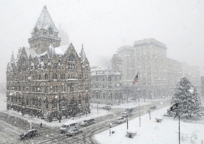 Thành phố Syracuse là thành phố tuyết đẹp trên thế giới nằm ở Mỹ