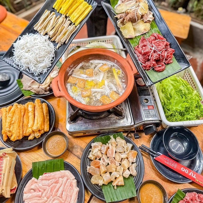 quán lẩu đuôi bò ngon Hà Nội - Lẩu Bò Tự Do