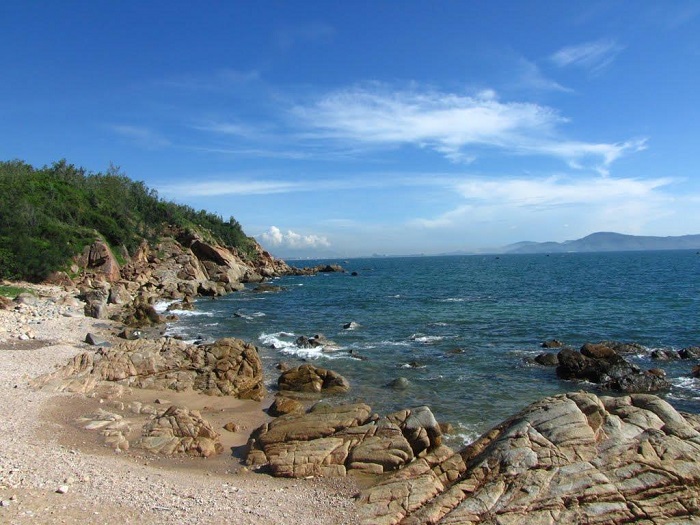 Ngắm thiên nhiên hoang sơ là hoạt động thú vị ở Bãi Dại Quy Nhơn