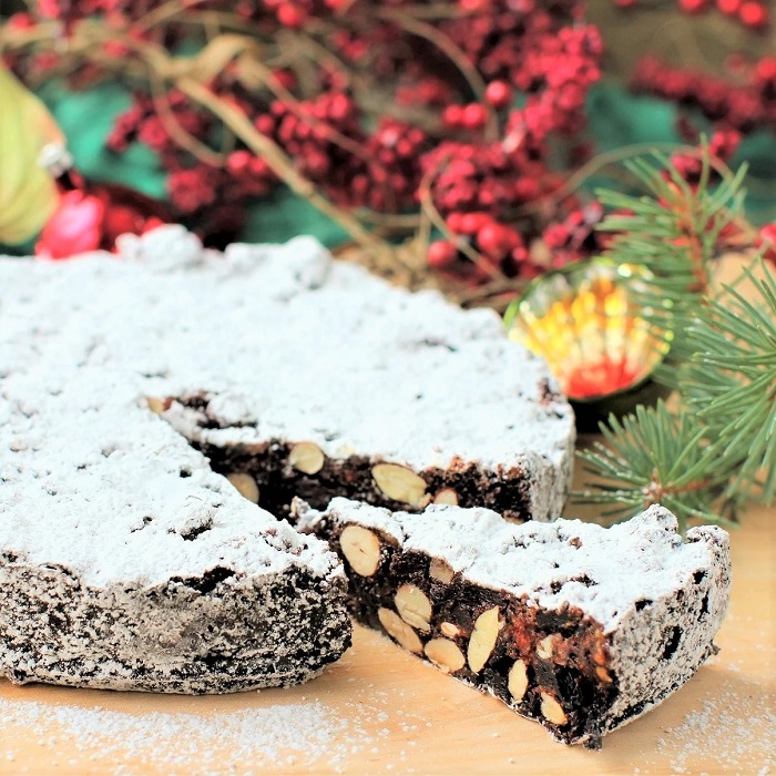 Panforte là món ăn Giáng sinh ở Ý phổ biến