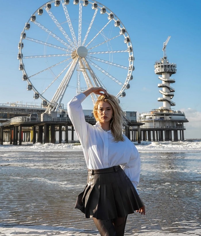 Vẻ đẹp của bãi biển Scheveningen Hà Lan