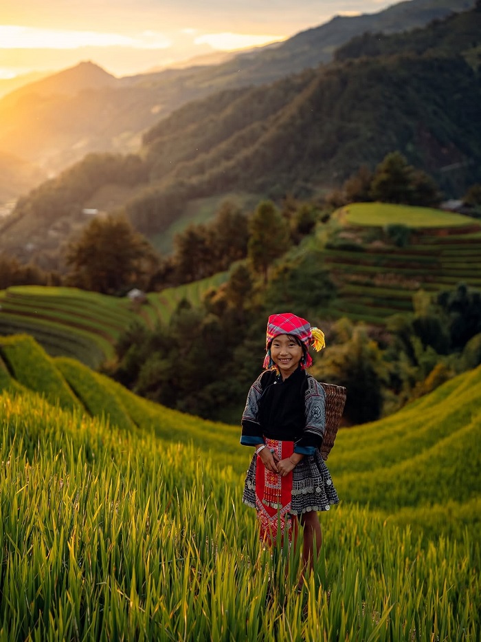 Mù Cang Chải là một trong những cánh đồng lúa đẹp nhất Việt Nam mang vẻ đẹp diễm lệ
