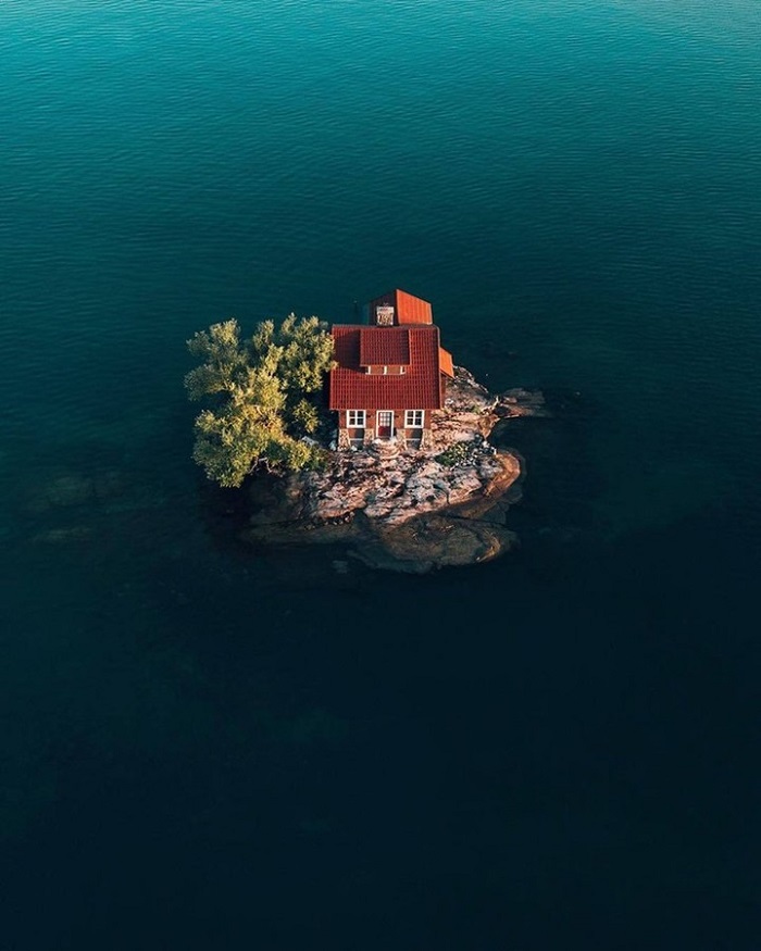 Hub là hòn đảo nhỏ nhất thế giới khi nhìn từ trên cao