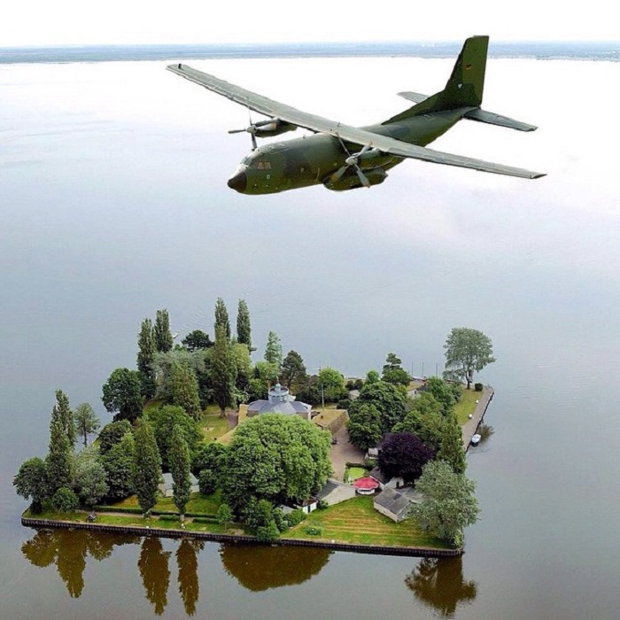 Wilhelmstein là hòn đảo nhỏ nhất thế giới trải qua nhiều biến động lịch sử