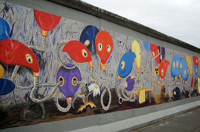 Tác phẩm ở phòng trưng bày East Side Đức