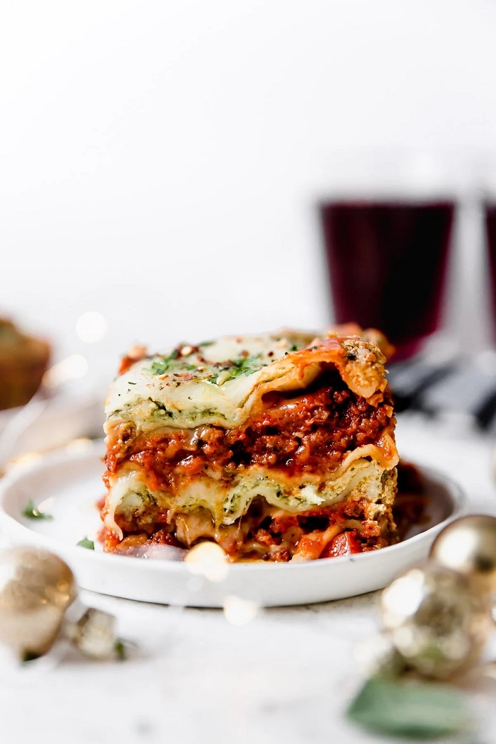 Lasagne là món ăn Giáng sinh ở Ý phổ biến