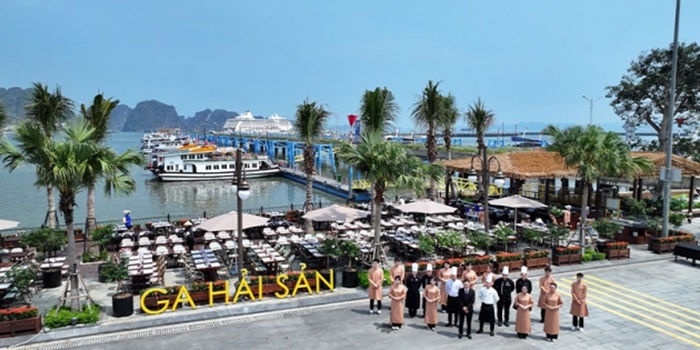 nhà hàng view biển Hạ Long - Nhà hàng Ga Hải Sản