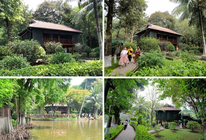 nhà sàn Bác Hồ Hà Nội - di tích