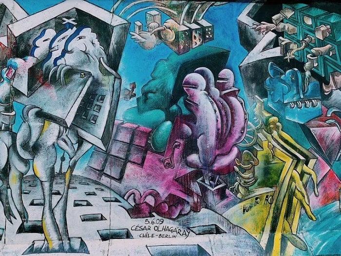 Tác phẩm ở phòng trưng bày East Side Đức