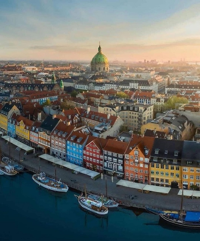 Copenhagen là một trong những thành phố sạch nhất thế giới nằm ở châu Âu