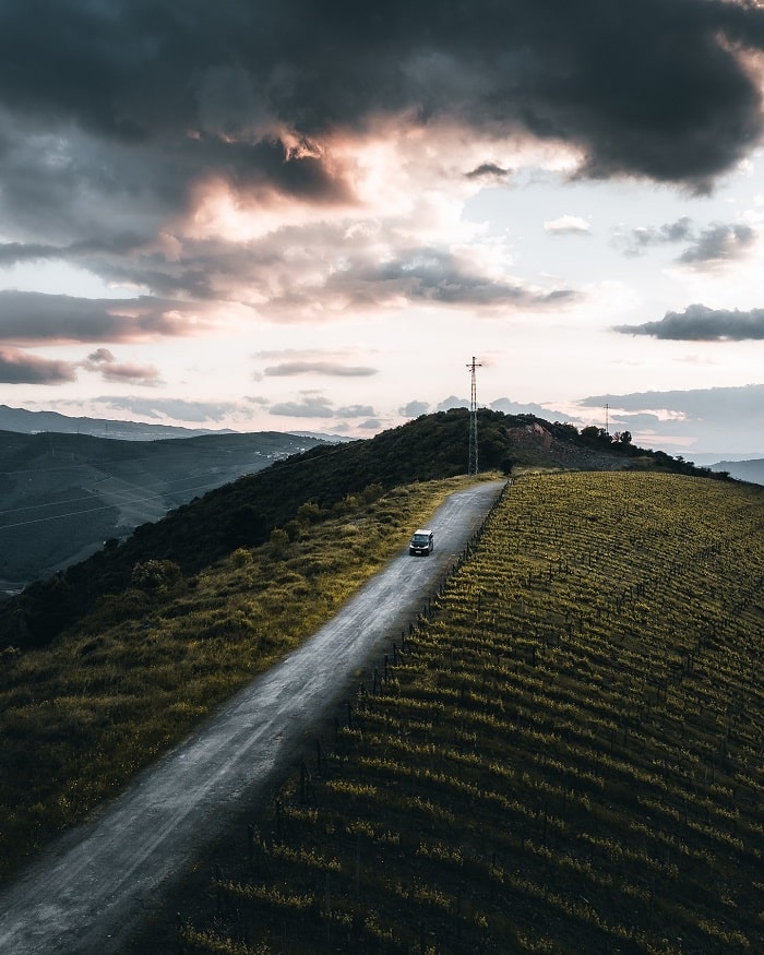 Di chuyển đến thung lũng Douro Bồ Đào Nha