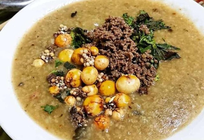 Ăn gì ở Hà Giang? Cháo ấu tẩu thơm ngon, bổ dưỡng - Ảnh: Dân tộc và phát triển
