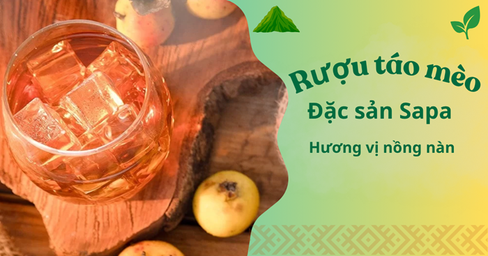 Đặc sản Sapa mua về làm quà là rượu táo mèo hảo hạng - Ảnh: Internet