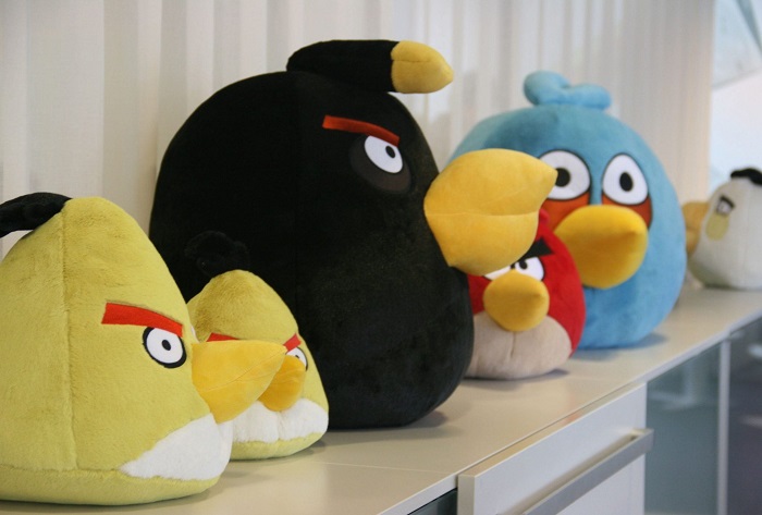 Gấu bông Angry Birds là sản phẩm được chọn mua khi đi Phần Lan - Ảnh: Internet