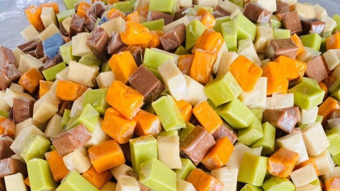 Kẹo dừa Bến Tre đa dạng hương vị - Ảnh: Internet