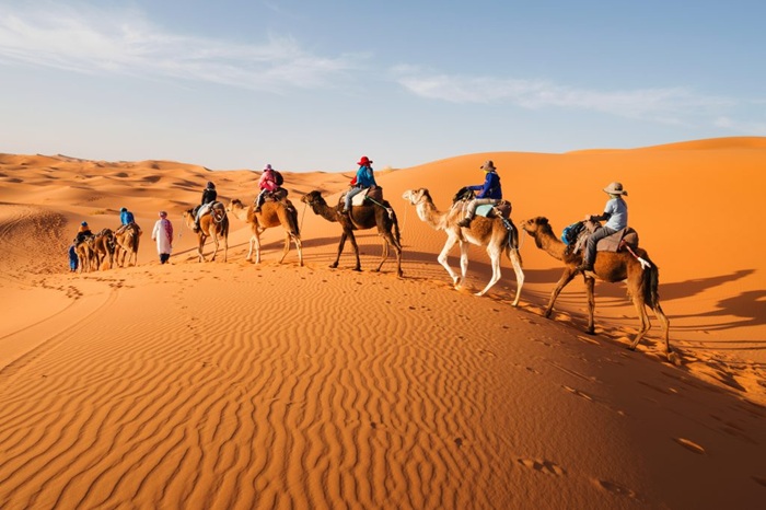 Nên đi Bắc Phi hay Nam Phi? Mùa xuân và mùa thu là thời điểm lý tưởng trải nghiệm Sahara - Ảnh: Our Escape Clause