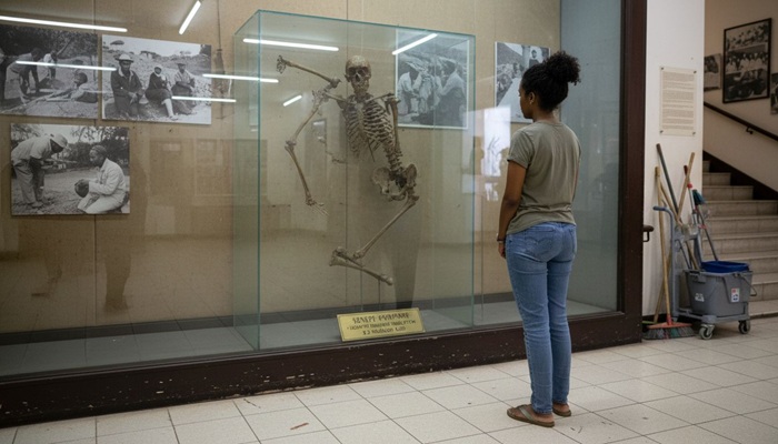 Tham quan bộ xương Lucy bên trong bảo tàng là trải nghiệm ở Đông Phi bạn không bỏ lỡ - Ảnh: Spectrum Ethiopia Tours