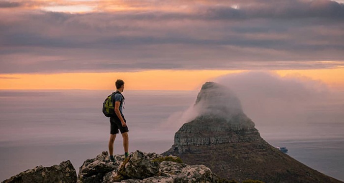 Lion’s Head là cung đường trekking nổi tiếng ở Nam Phi - Ảnh: Inside Guide