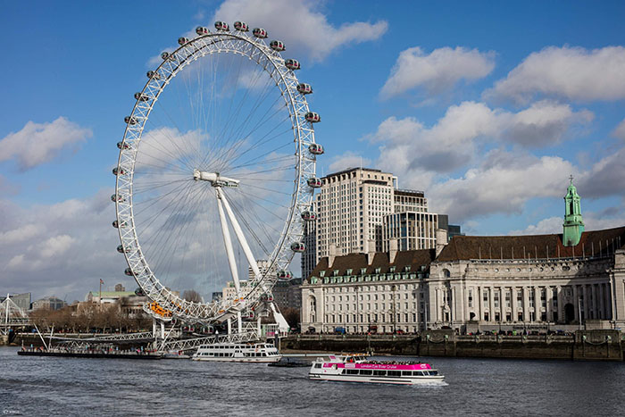 Địa điểm du lịch Anh - Vòng quay cao 135m giúp bạn quan sát được toàn cảnh Luân Đôn từ trên cao