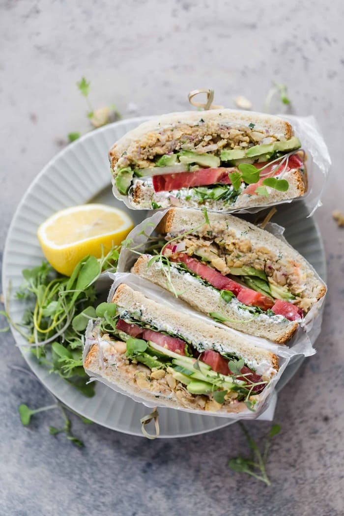 Văn hóa ẩm thực của Anh - Sandwich Falafel healthy tốt cho sức khỏe.